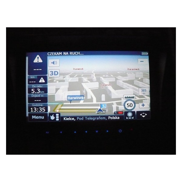 Nawigacja GPS Kamera cofania Volkswagen Crafter monitor 7 cali